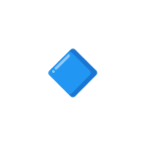 Petit losange bleu - Noto Color Emoji