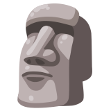 Moai - Noto Color Emoji