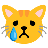 Chat qui pleure - Noto Color Emoji