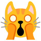 Chat fatigué - Noto Color Emoji