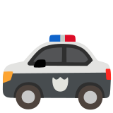 Voiture de police - Noto Color Emoji