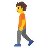Personne qui marche - Noto Color Emoji