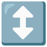 Flèche haut bas - Noto Color Emoji