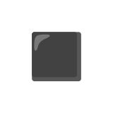 Carré petit moyen noir - Noto Color Emoji