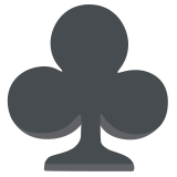 Trèfle cartes - Noto Color Emoji