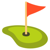 Drapeau de golf - Noto Color Emoji