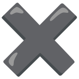 Signe multiplier - Noto Color Emoji