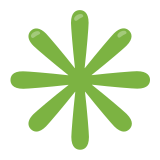 Astérisque huit branches - Noto Color Emoji