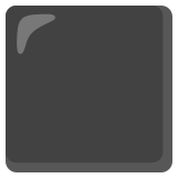 Grand carré noir - Noto Color Emoji