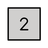 Touches : 2 - OpenMoji