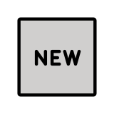 Bouton Nouveau - OpenMoji