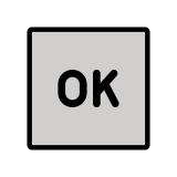 Bouton OK - OpenMoji