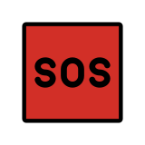 Bouton SOS - OpenMoji