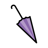 Parapluie fermé - OpenMoji