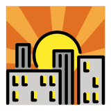 Coucher de soleil - OpenMoji