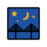 Pont de nuit - OpenMoji