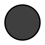 Nouvelle lune - OpenMoji