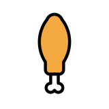 Cuisse de poulet - OpenMoji