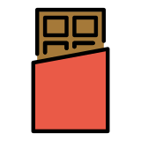 Barre chocolatée - OpenMoji