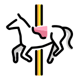 Cheval de manège - OpenMoji