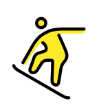 Snowboardeur - OpenMoji
