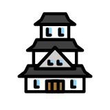 Château japonais - OpenMoji