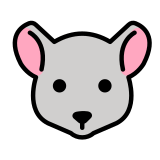 Tête de souris - OpenMoji