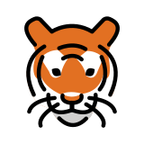 Tête de tigre - OpenMoji