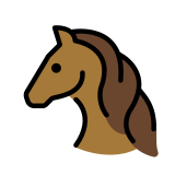 Tête de cheval - OpenMoji