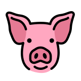 Tête de cochon - OpenMoji