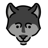Loup - OpenMoji