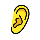 Oreille - OpenMoji