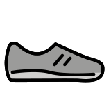 Chaussure de sport - OpenMoji