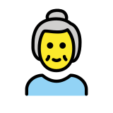Femme âgée - OpenMoji