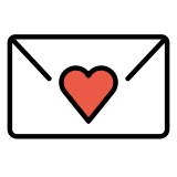 Lettre d’amour - OpenMoji