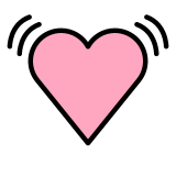 Cœur battant - OpenMoji