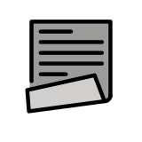 Page enroulée - OpenMoji
