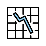 Graphique en baisse - OpenMoji