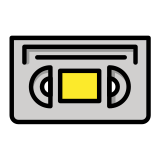Cassette vidéo - OpenMoji