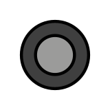 Bouton radio - OpenMoji