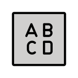 Majuscules - OpenMoji