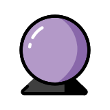 Boule de cristal - OpenMoji