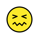 Visage déconcerté - OpenMoji