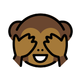Singe ne rien voir - OpenMoji
