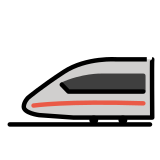 Train à grande vitesse - OpenMoji