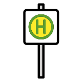 Arrêt de bus - OpenMoji