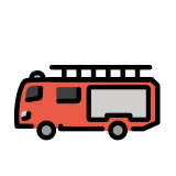 Camion de pompier - OpenMoji