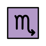 Scorpion zodiaque - OpenMoji