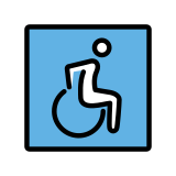 Symbole Accès handicapés - OpenMoji