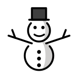 Bonhomme de neige sans neige - OpenMoji